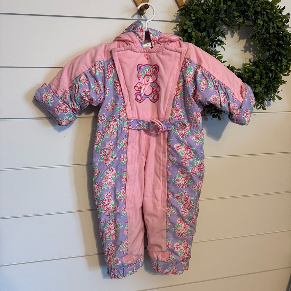 Vintage Happy Kids Snowsuit